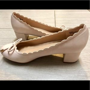 Kelly & Katie light pink beige pump Cadena US 7
